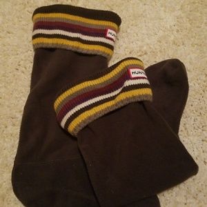 Hunter Fleece Welly Socks